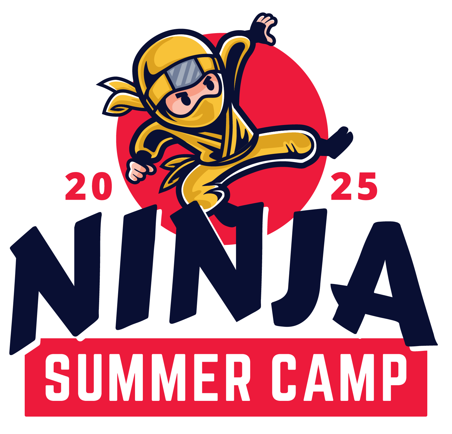 ninja summer camp logo red